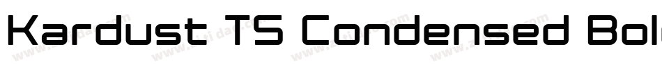 Kardust TS Condensed Bold Italic字体转换